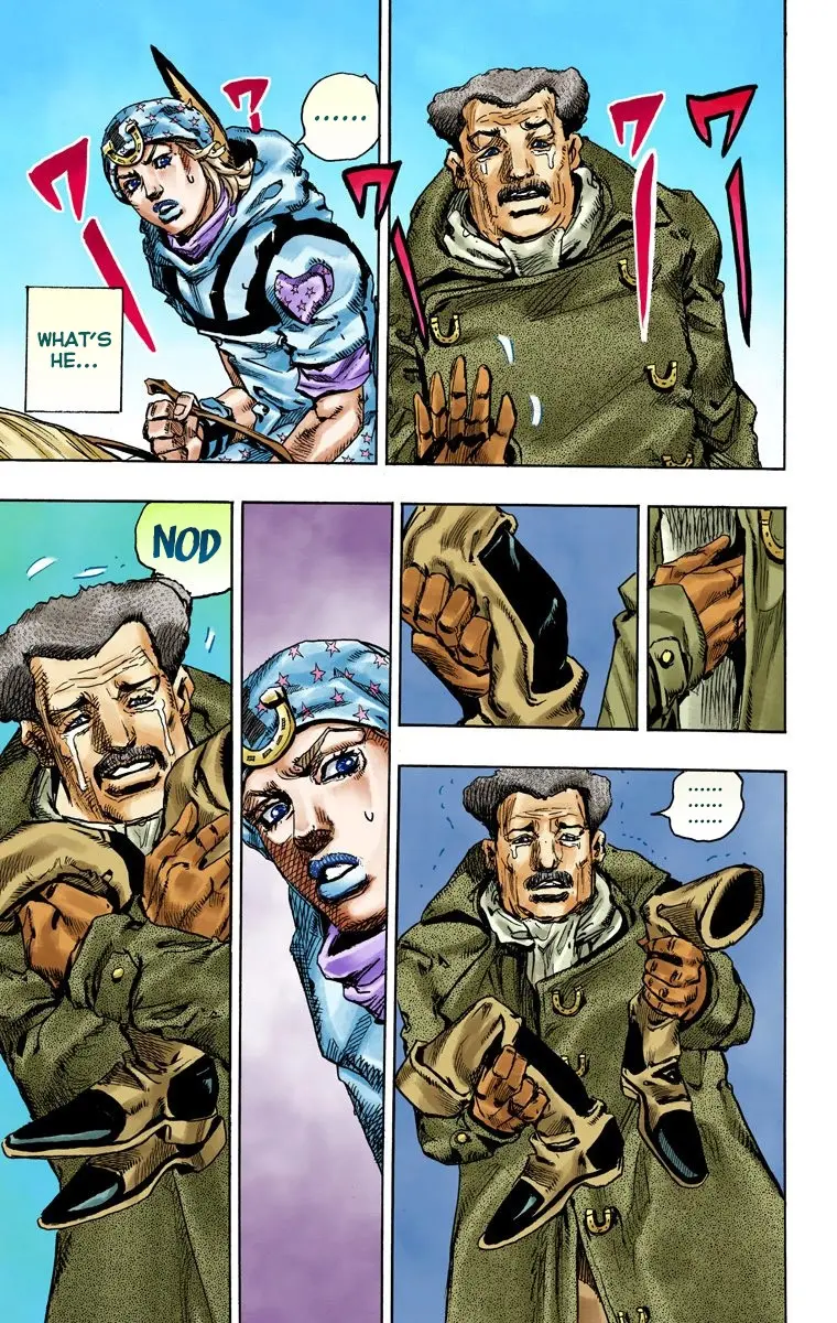 JoJo's Bizarre Adventure Steel Ball Run Colored Manga β Chapter 91 β Page 34