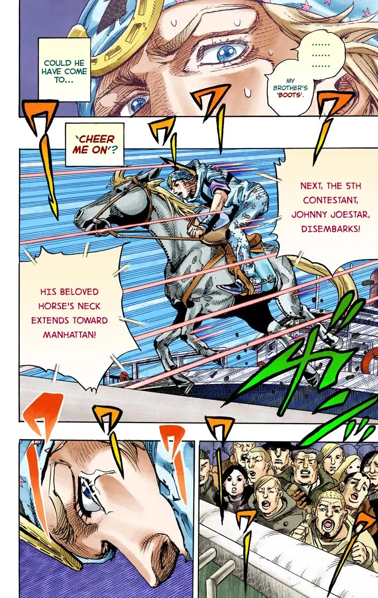 JoJo's Bizarre Adventure Steel Ball Run Colored Manga β Chapter 91 β Page 35