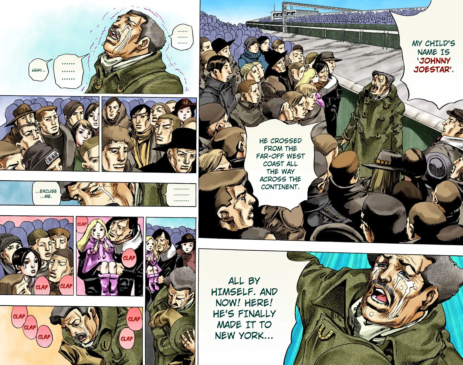 JoJo's Bizarre Adventure Steel Ball Run Colored Manga β Chapter 91 β Page 37