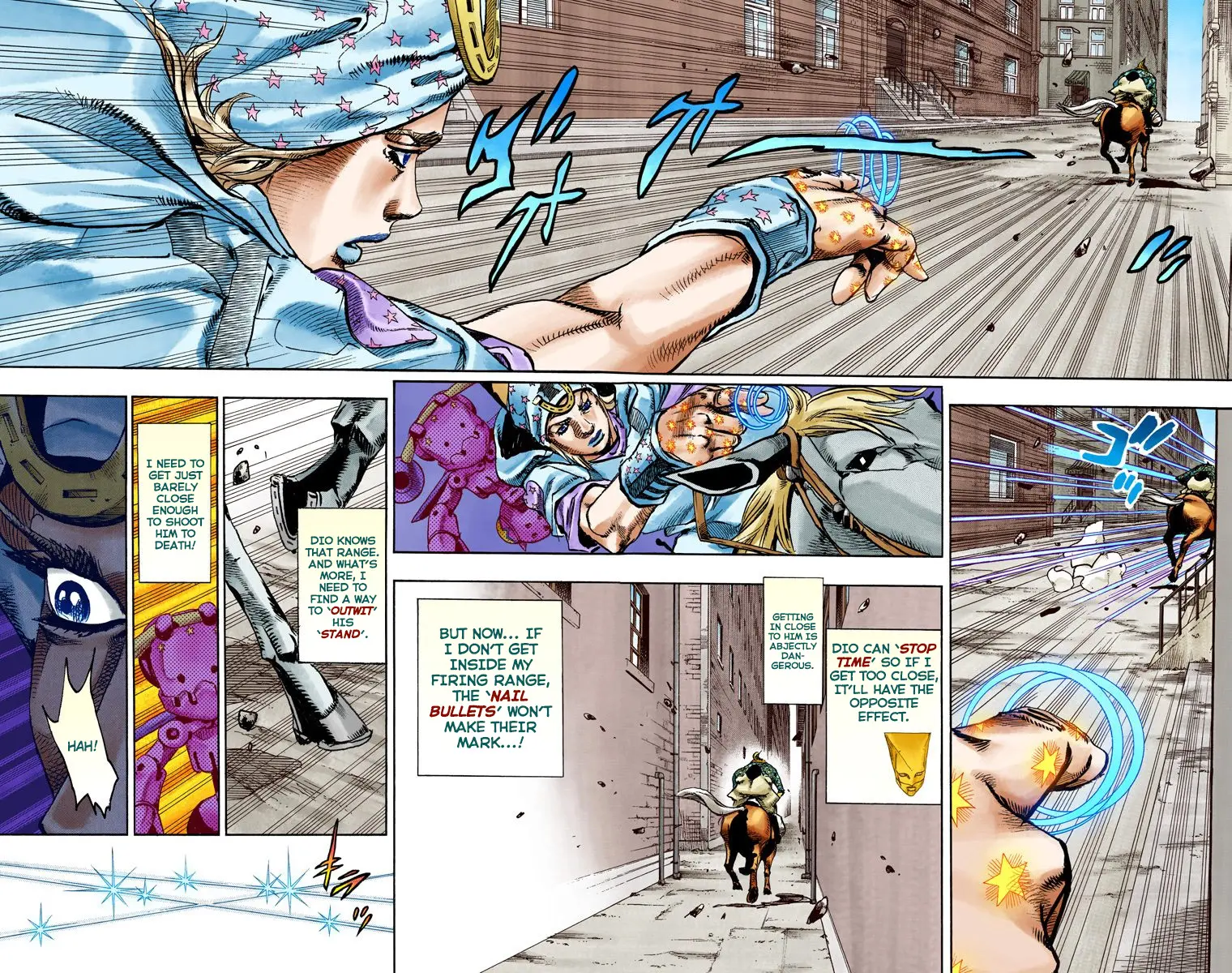 JoJo's Bizarre Adventure Steel Ball Run Colored Manga β Chapter 91 β Page 39