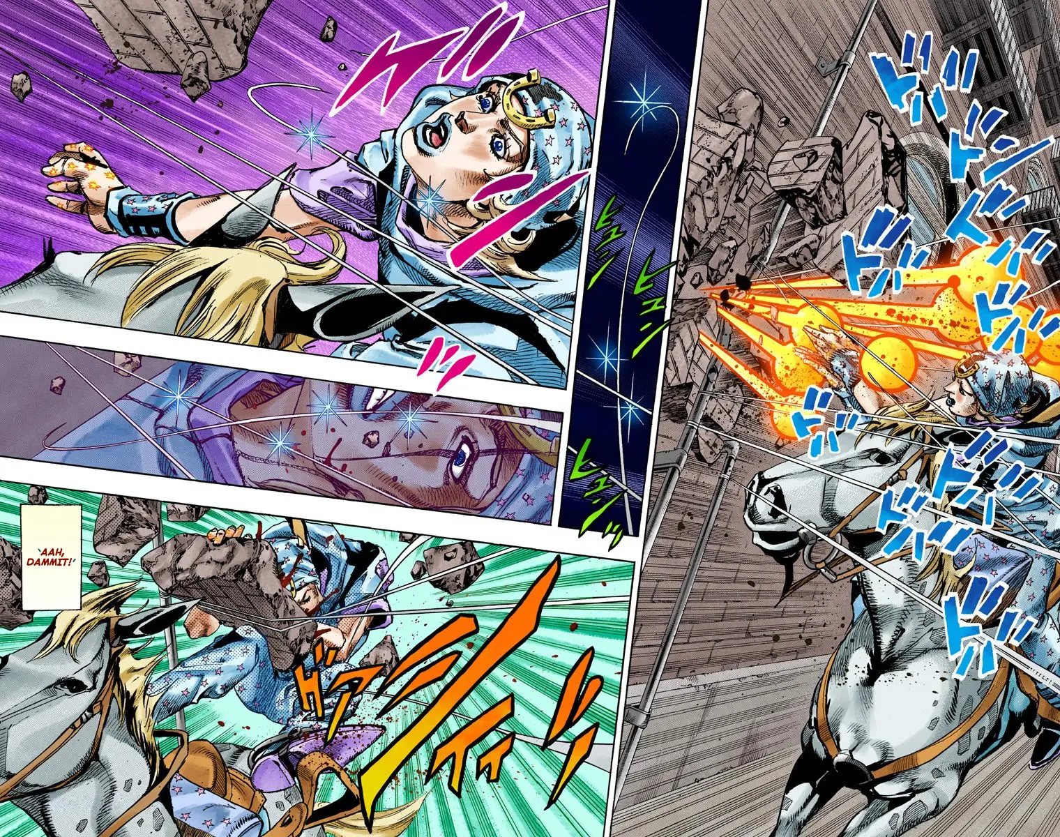 JoJo's Bizarre Adventure Steel Ball Run Colored Manga β Chapter 91 β Page 41