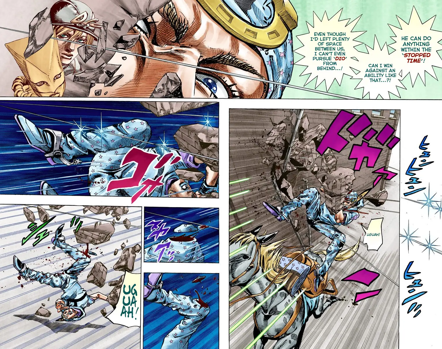 JoJo's Bizarre Adventure Steel Ball Run Colored Manga — Chapter 92 — Page 4