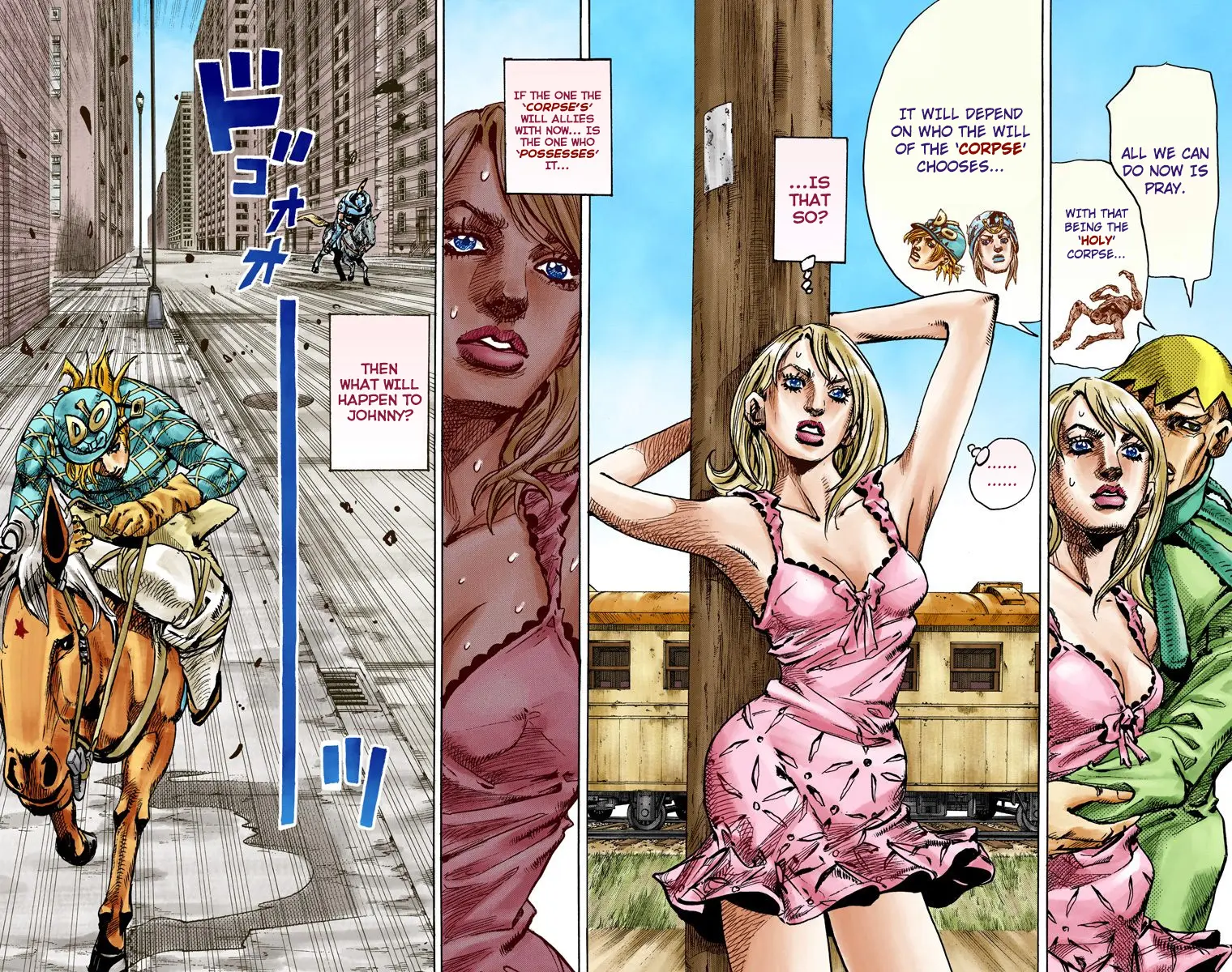 JoJo's Bizarre Adventure Steel Ball Run Colored Manga — Chapter 92 — Page 15