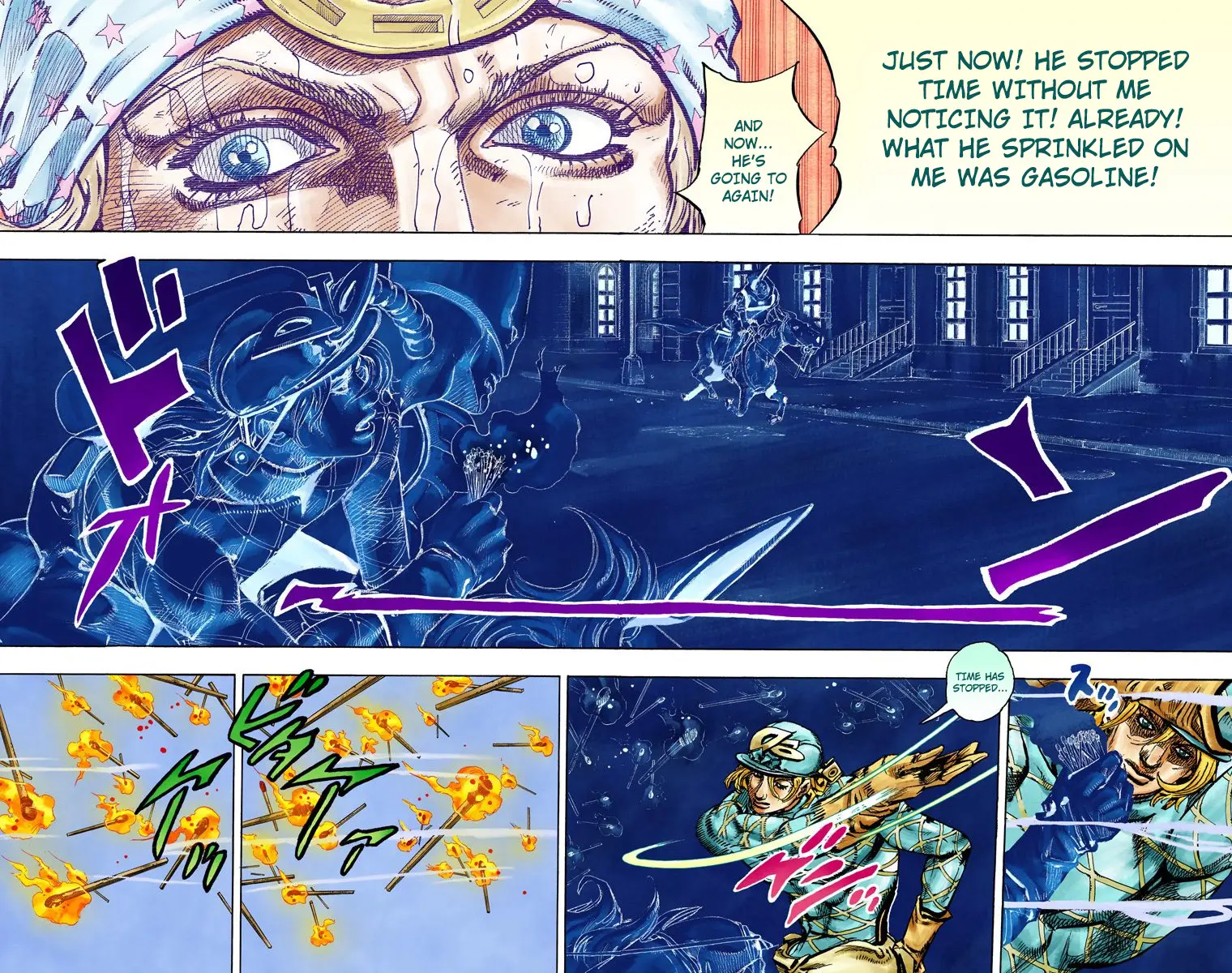 JoJo's Bizarre Adventure Steel Ball Run Colored Manga — Chapter 92 — Page 21
