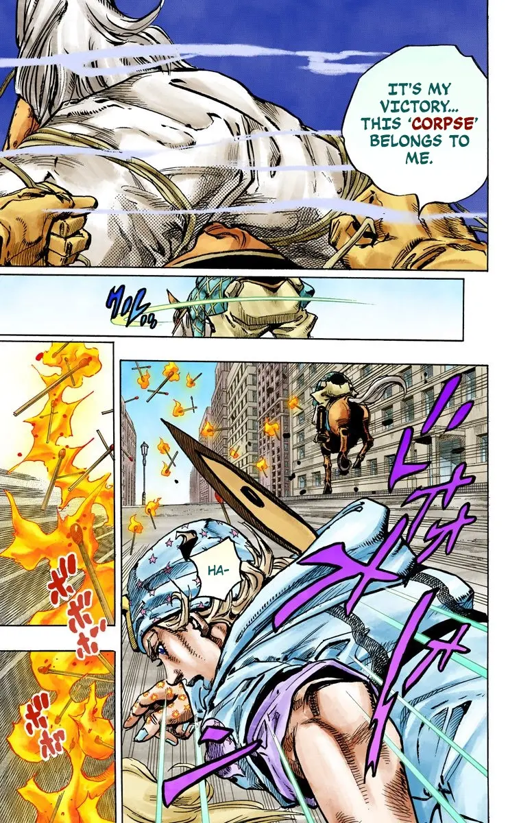 JoJo's Bizarre Adventure Steel Ball Run Colored Manga — Chapter 92 — Page 23