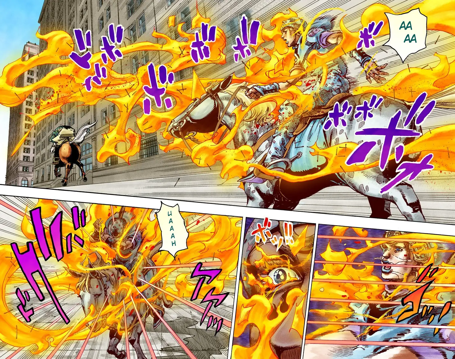 JoJo's Bizarre Adventure Steel Ball Run Colored Manga — Chapter 92 — Page 24