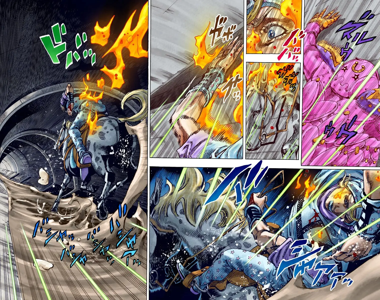 JoJo's Bizarre Adventure Steel Ball Run Colored Manga — Chapter 93 — Page 3