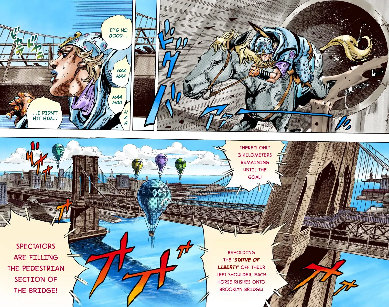 JoJo's Bizarre Adventure Steel Ball Run Colored Manga — Chapter 93 — Page 15
