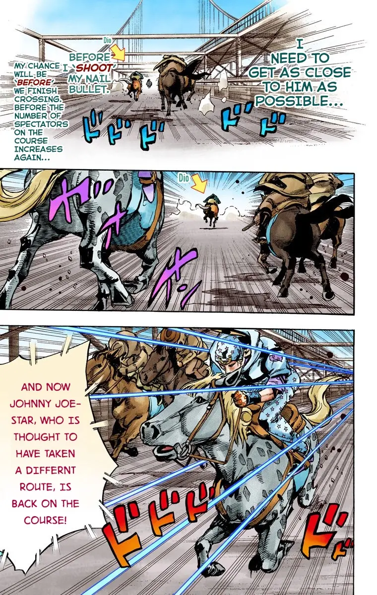 JoJo's Bizarre Adventure Steel Ball Run Colored Manga — Chapter 93 — Page 17