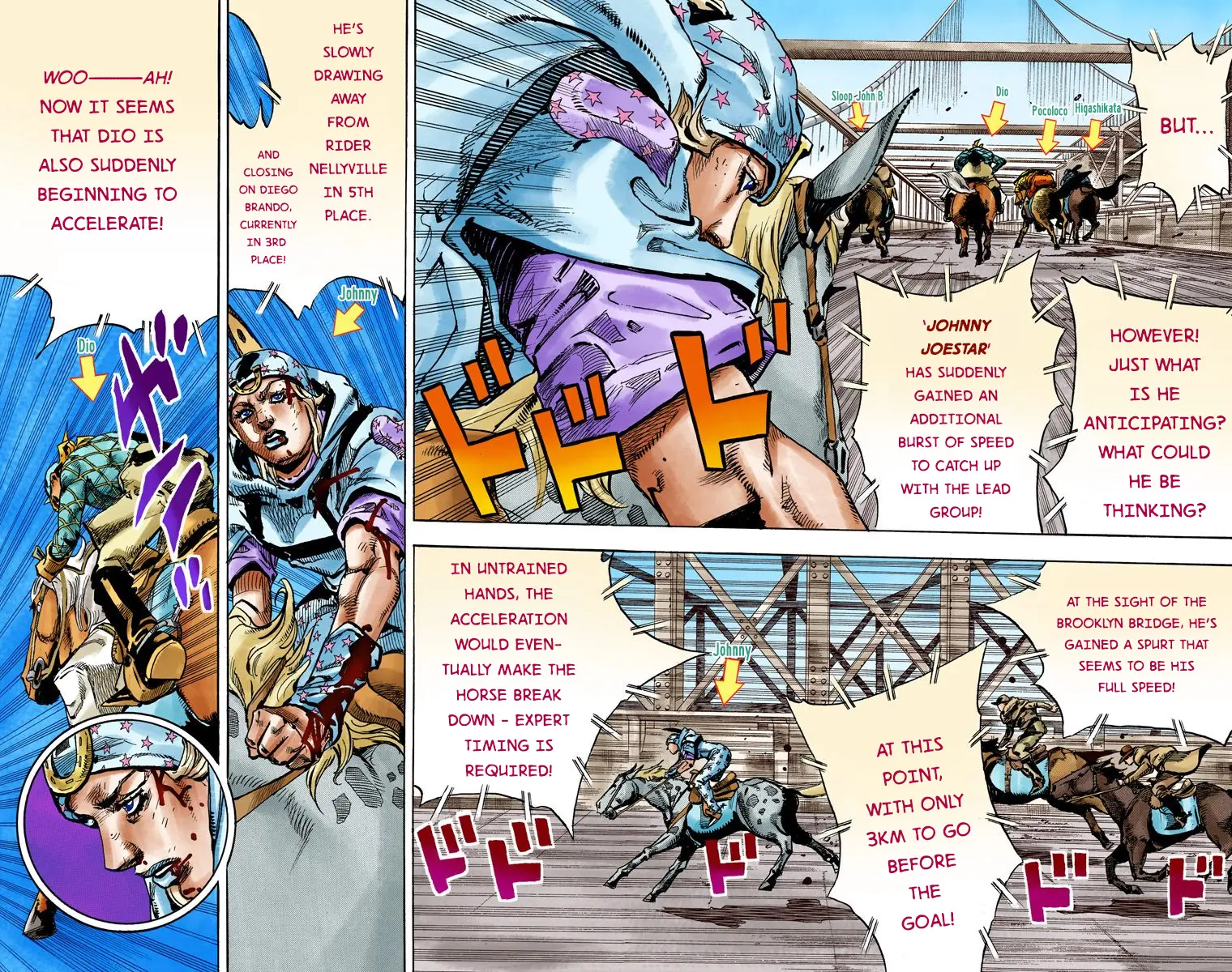 JoJo's Bizarre Adventure Steel Ball Run Colored Manga — Chapter 93 — Page 18