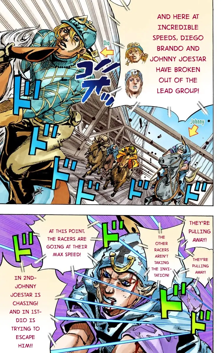 JoJo's Bizarre Adventure Steel Ball Run Colored Manga — Chapter 93 — Page 20