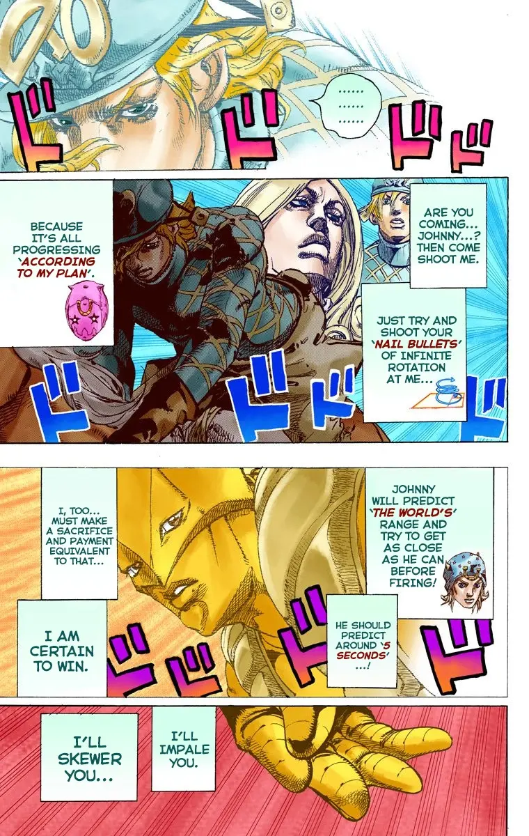 JoJo's Bizarre Adventure Steel Ball Run Colored Manga — Chapter 93 — Page 22