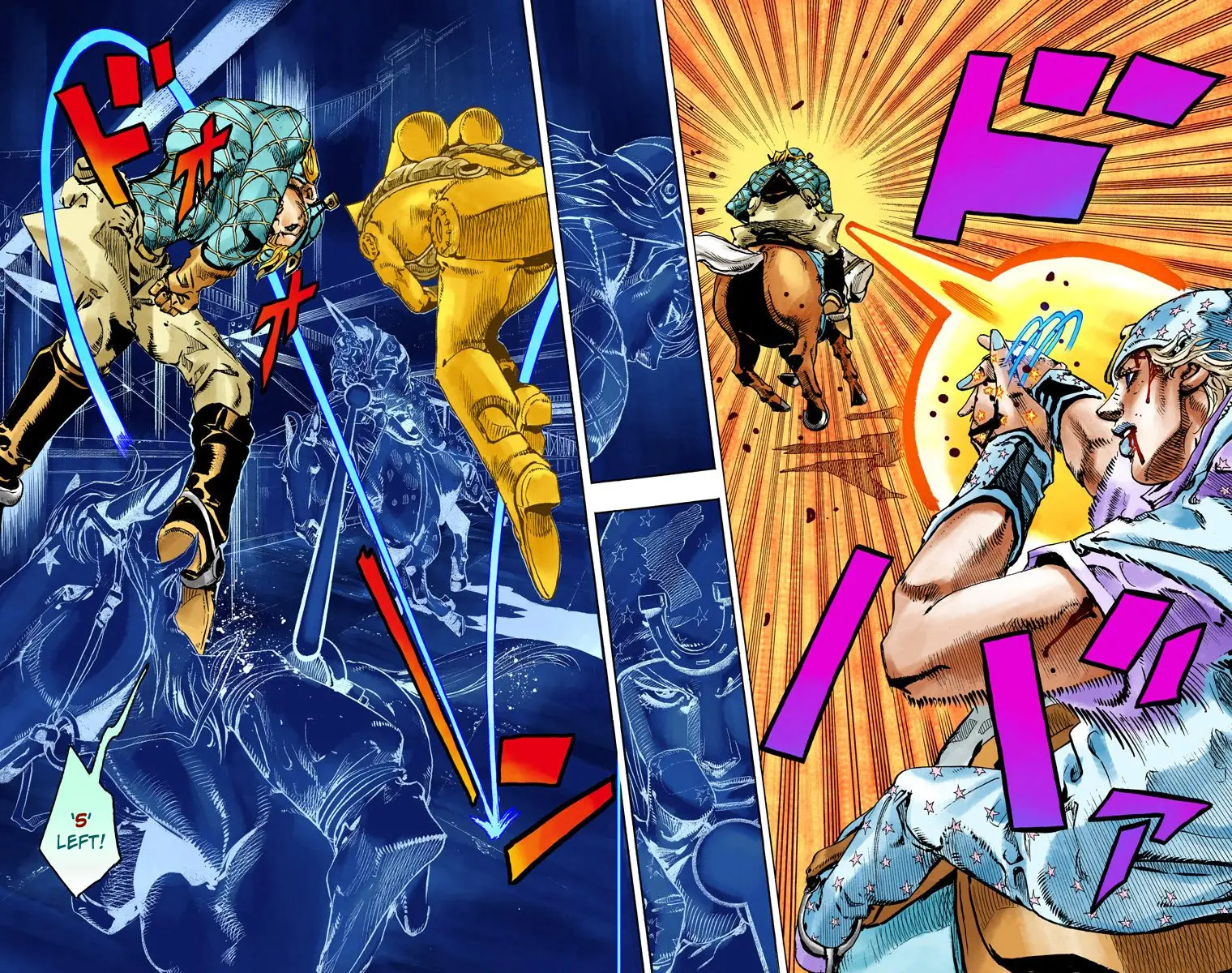 JoJo's Bizarre Adventure Steel Ball Run Colored Manga — Chapter 93 — Page 24