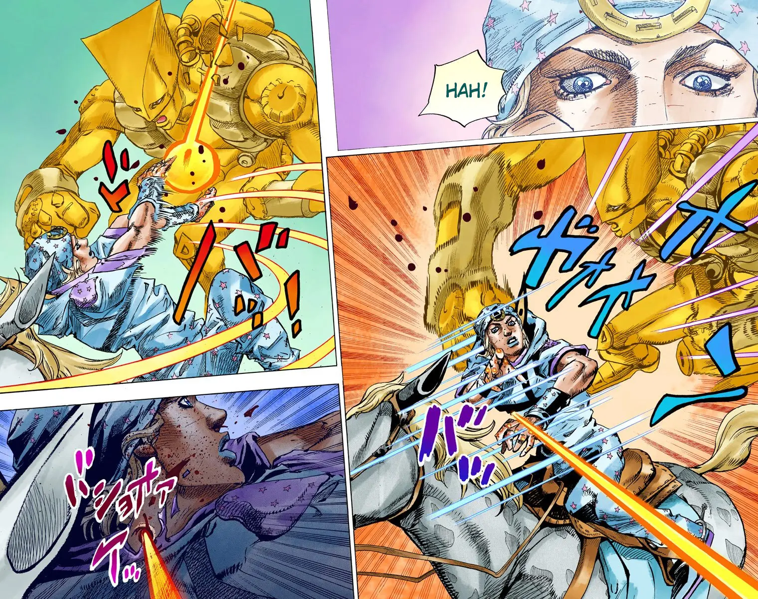 JoJo's Bizarre Adventure Steel Ball Run Colored Manga — Chapter 94 — Page 9