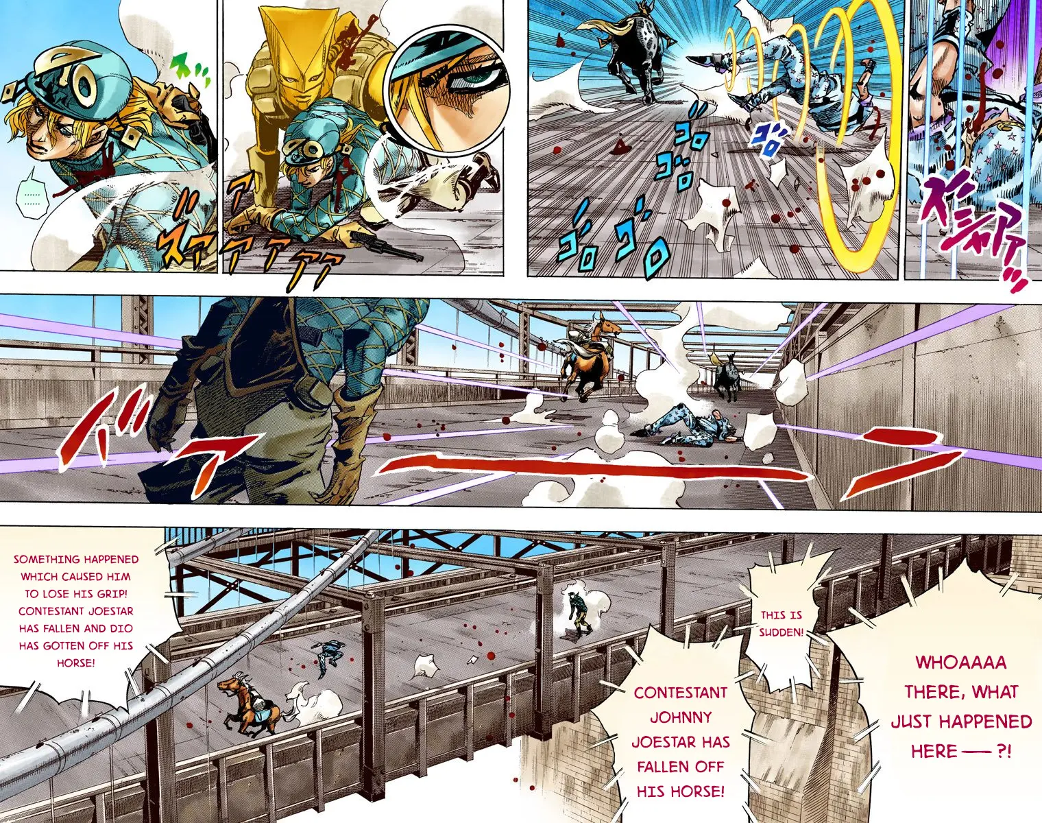 JoJo's Bizarre Adventure Steel Ball Run Colored Manga — Chapter 94 — Page 12