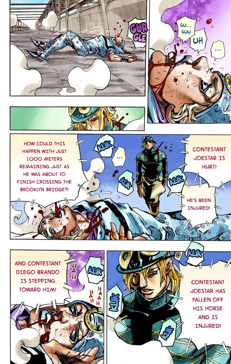 JoJo's Bizarre Adventure Steel Ball Run Colored Manga — Chapter 94 — Page 13