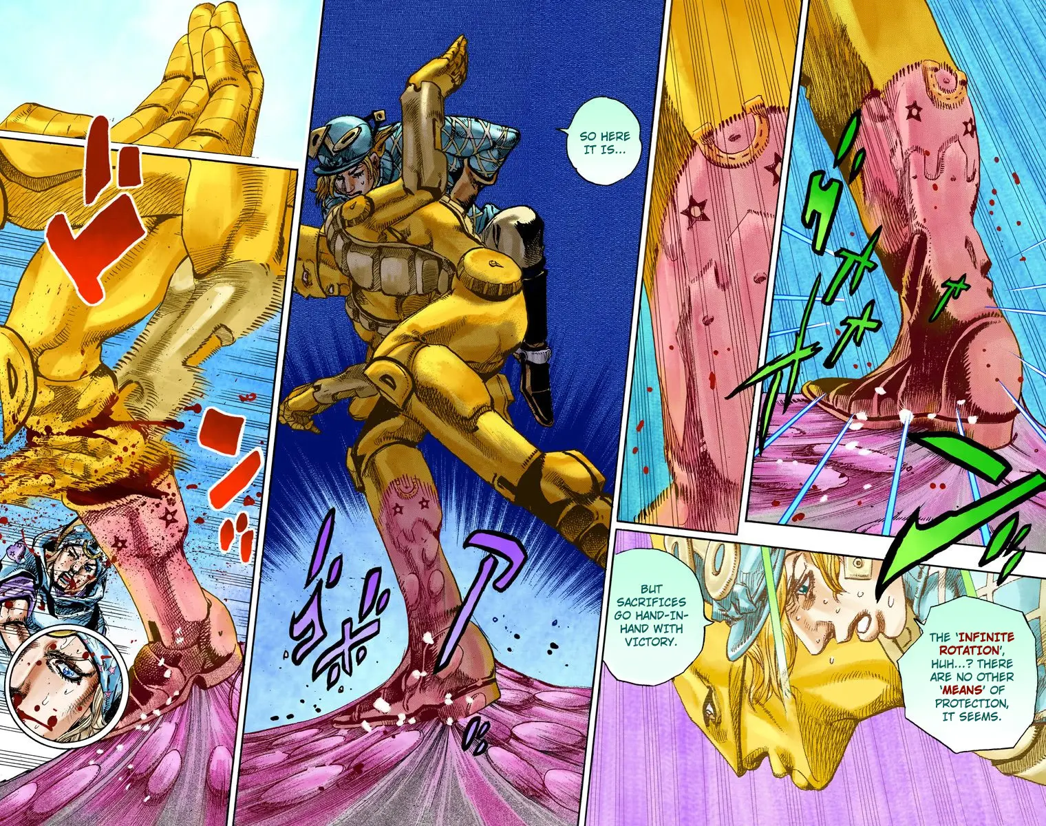 JoJo's Bizarre Adventure Steel Ball Run Colored Manga — Chapter 94 — Page 18
