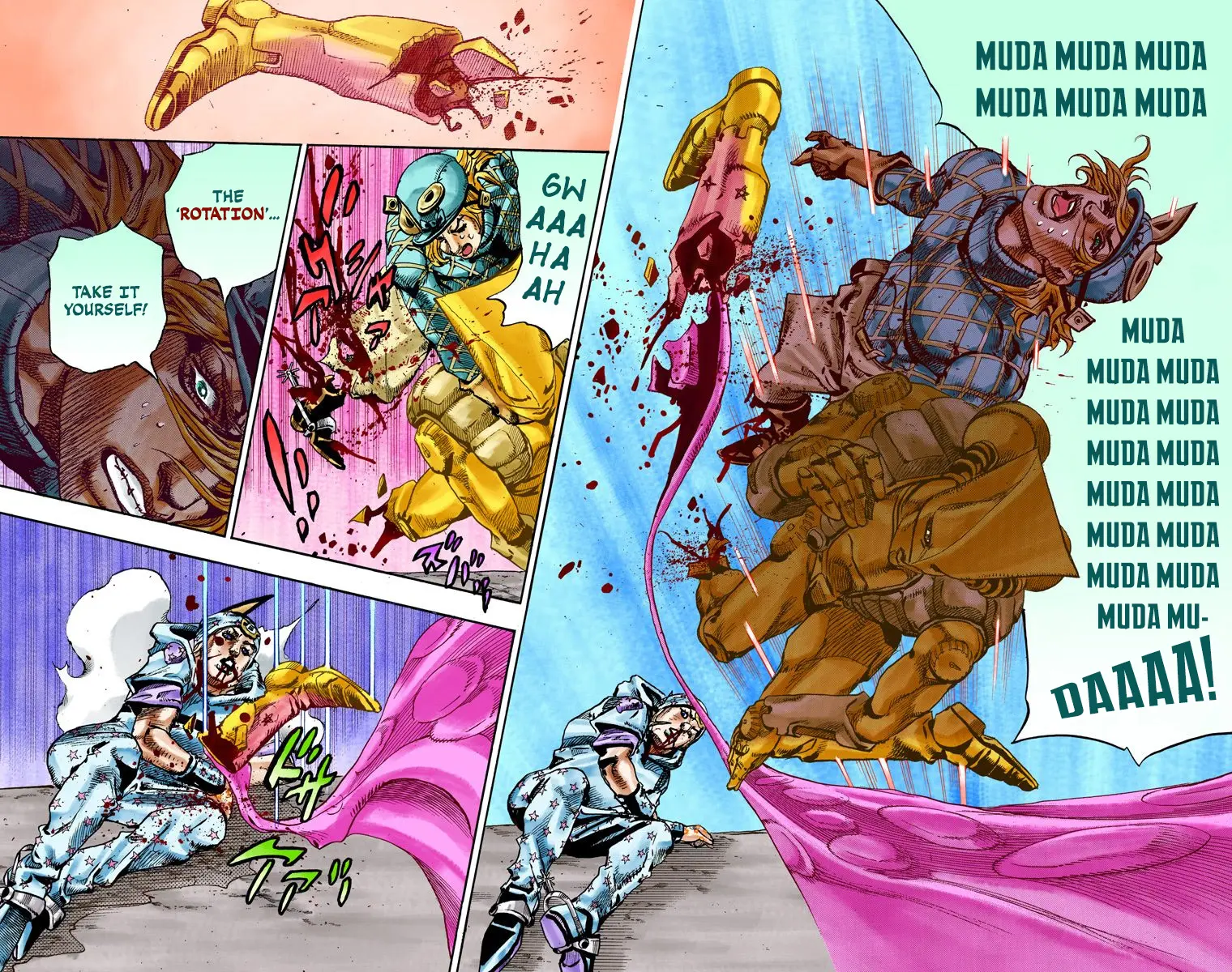 JoJo's Bizarre Adventure Steel Ball Run Colored Manga — Chapter 94 — Page 19