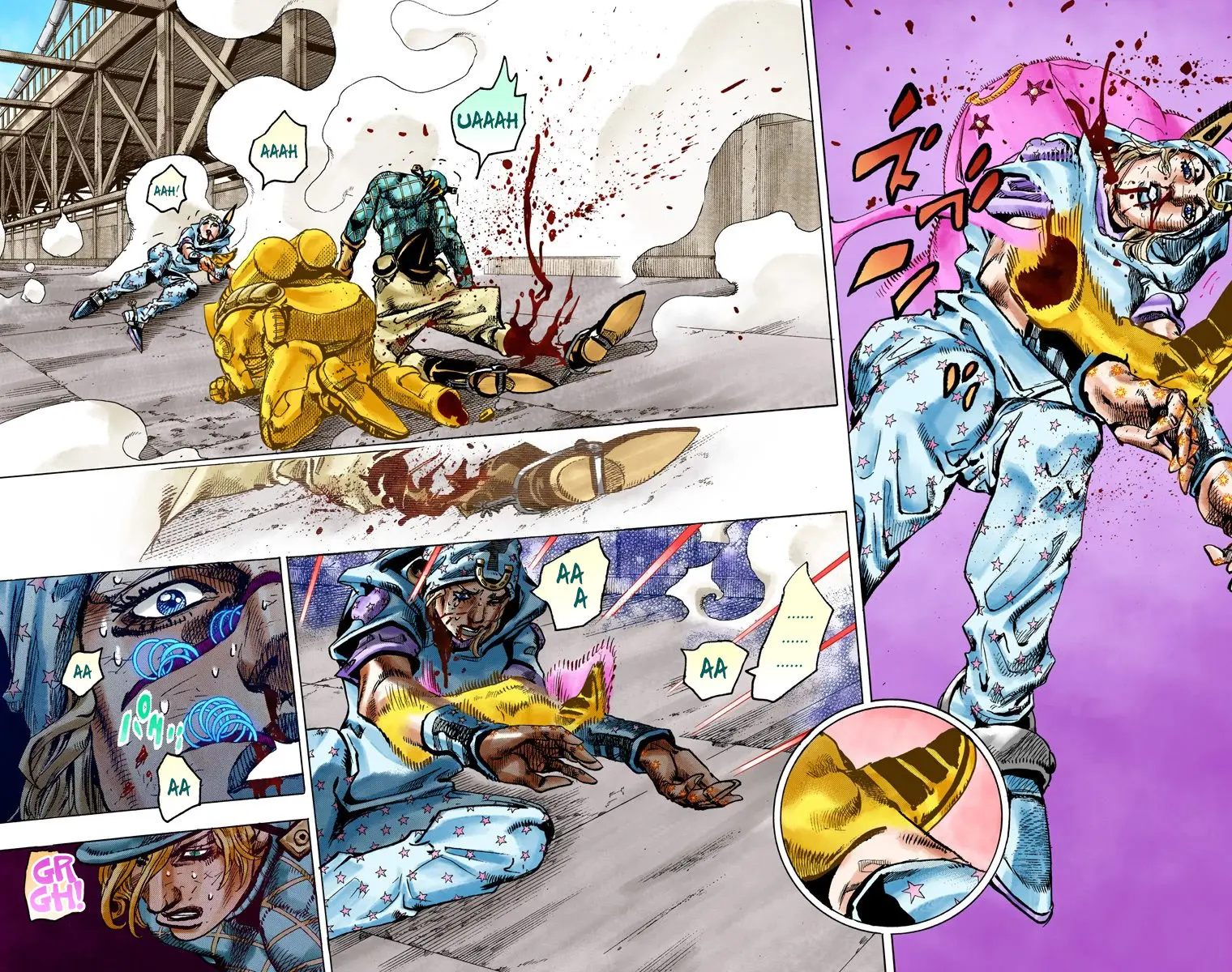 JoJo's Bizarre Adventure Steel Ball Run Colored Manga — Chapter 94 — Page 20