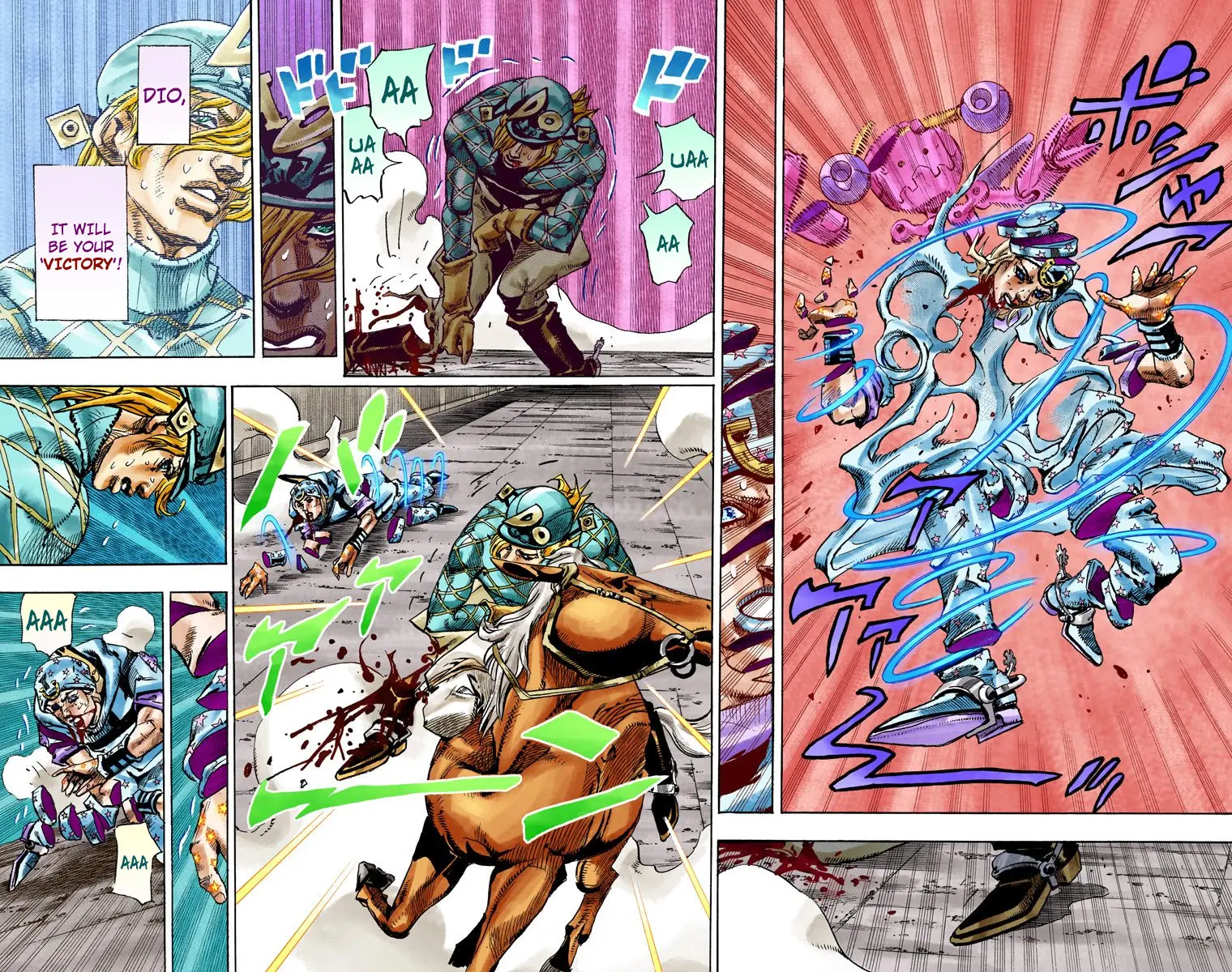 JoJo's Bizarre Adventure Steel Ball Run Colored Manga — Chapter 94 — Page 25