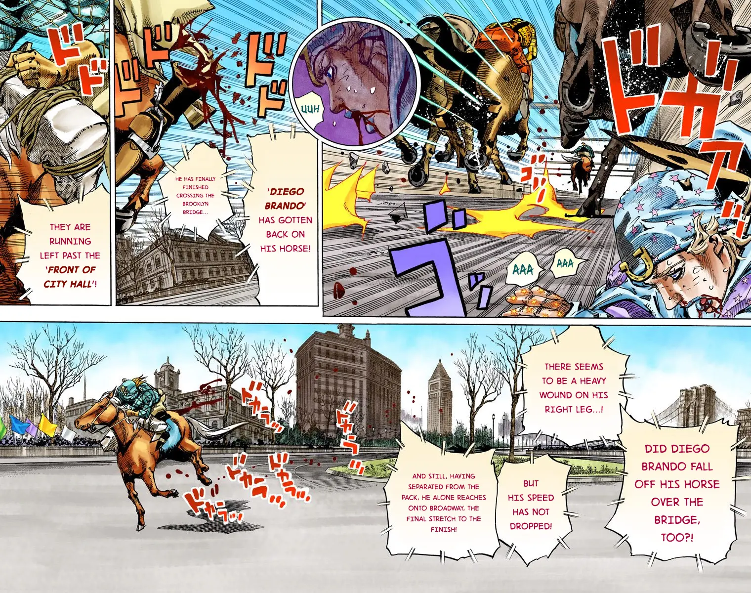 JoJo's Bizarre Adventure Steel Ball Run Colored Manga — Chapter 94 — Page 26