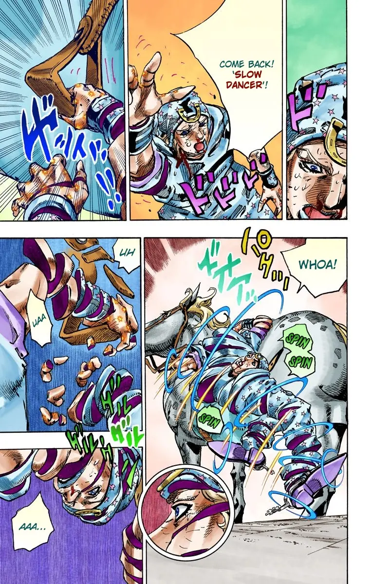 JoJo's Bizarre Adventure Steel Ball Run Colored Manga — Chapter 94 — Page 28