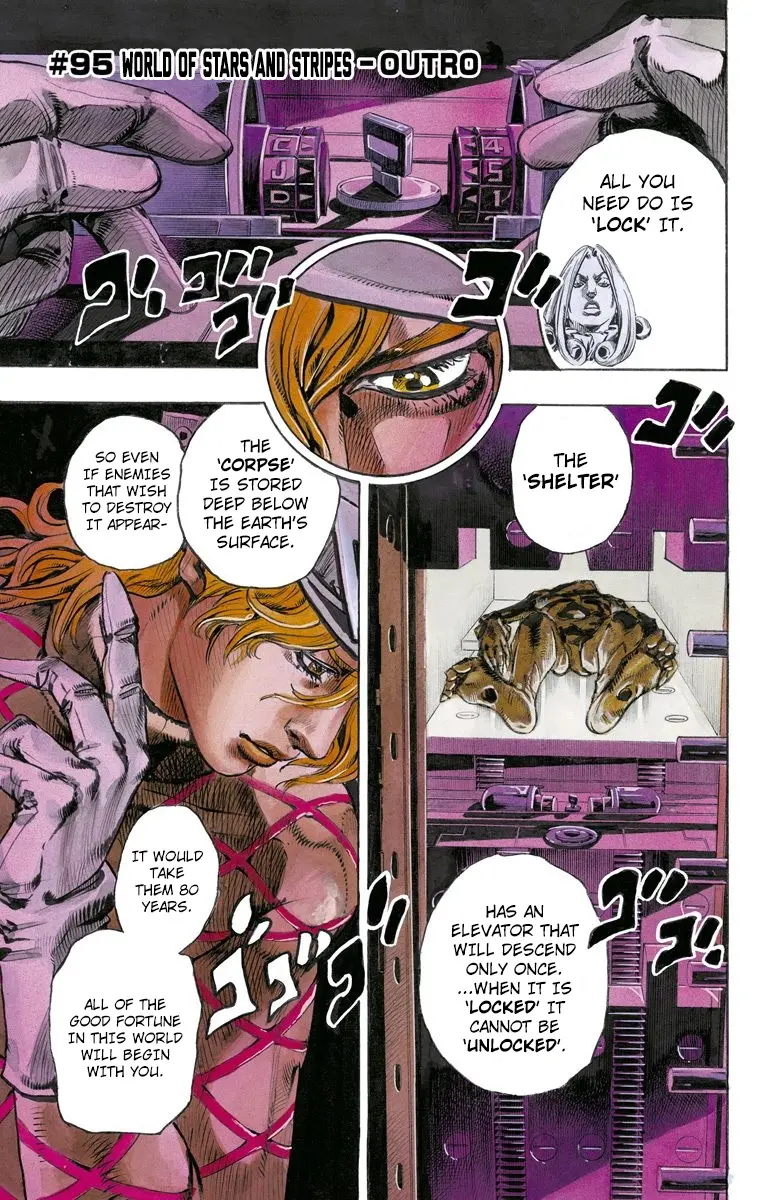 JoJo's Bizarre Adventure Steel Ball Run Colored Manga — Chapter 95 END — Page 2
