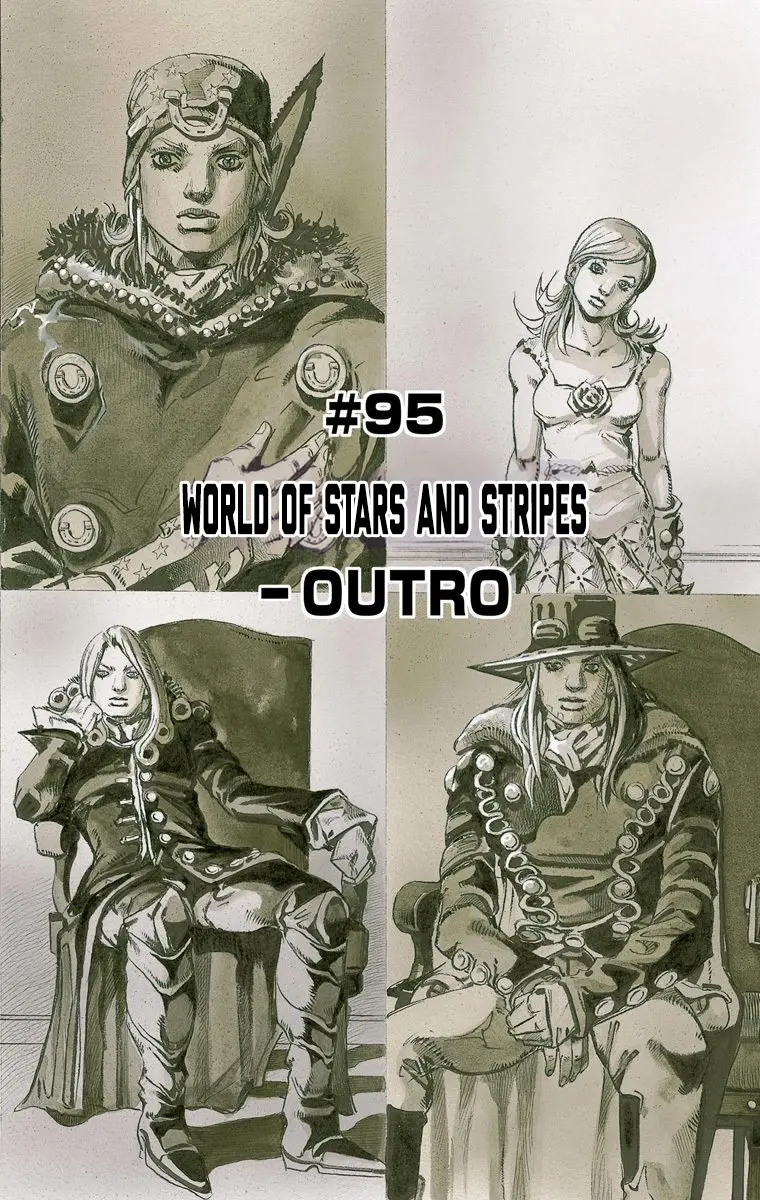 JoJo's Bizarre Adventure Steel Ball Run Colored Manga — Chapter 95 END — Page 3