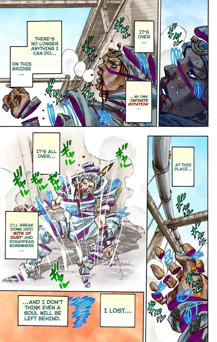 JoJo's Bizarre Adventure Steel Ball Run Colored Manga — Chapter 95 END — Page 6