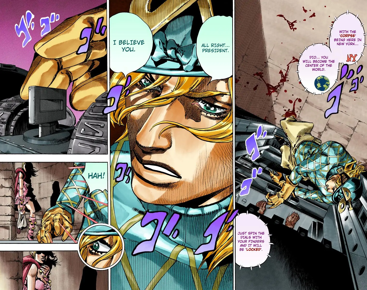 JoJo's Bizarre Adventure Steel Ball Run Colored Manga — Chapter 95 END — Page 7