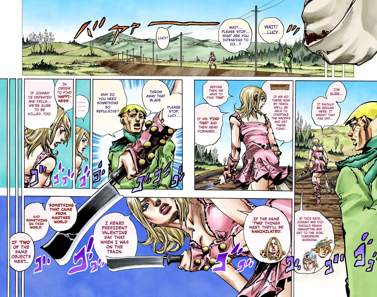 JoJo's Bizarre Adventure Steel Ball Run Colored Manga — Chapter 95 END — Page 15