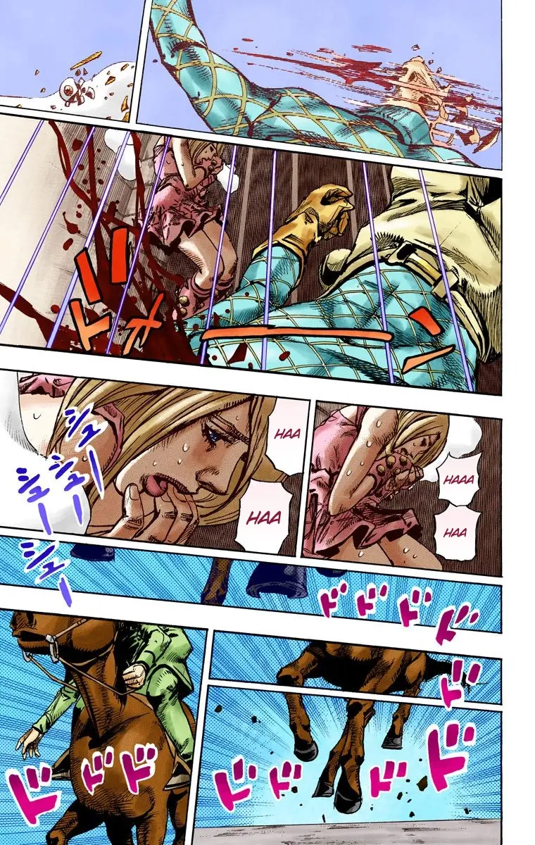 JoJo's Bizarre Adventure Steel Ball Run Colored Manga — Chapter 95 END — Page 23