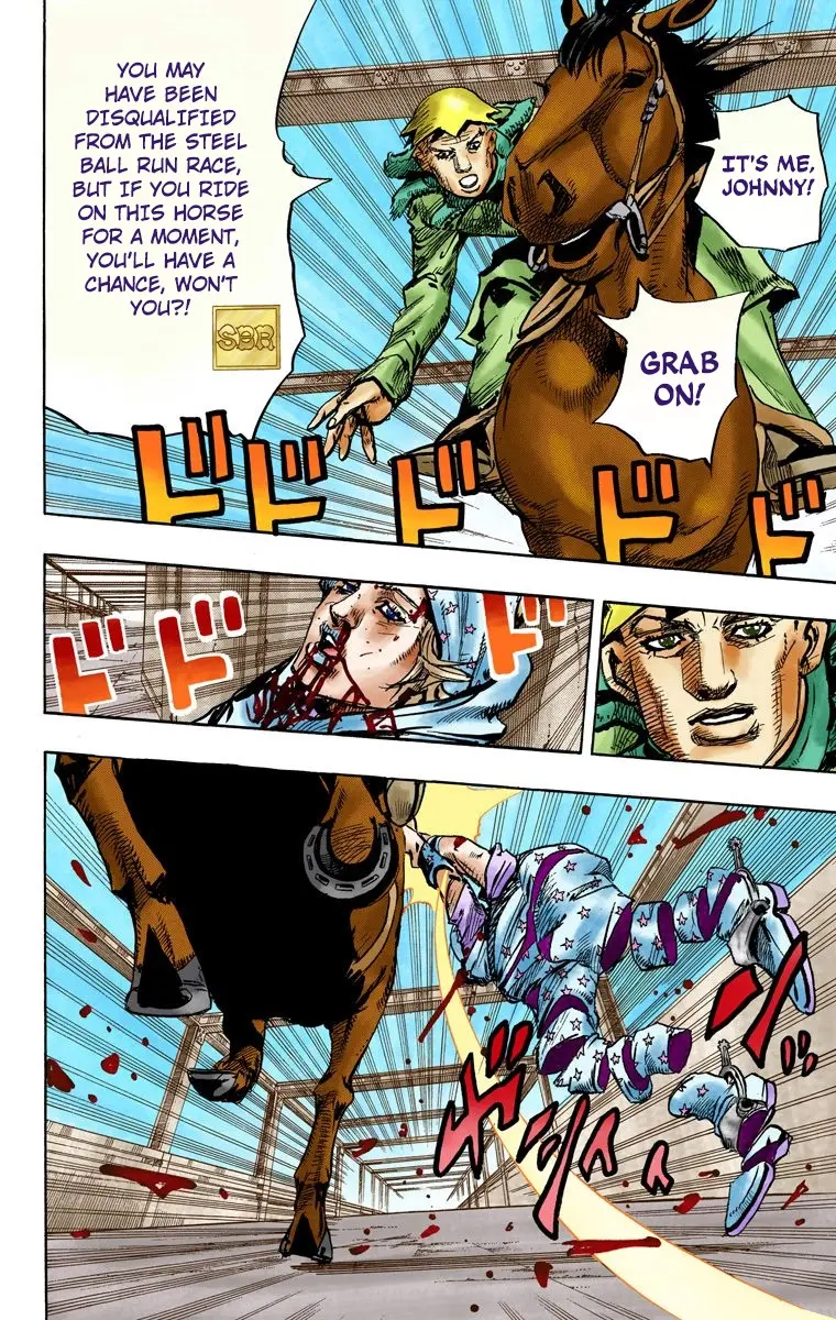 JoJo's Bizarre Adventure Steel Ball Run Colored Manga — Chapter 95 END — Page 24