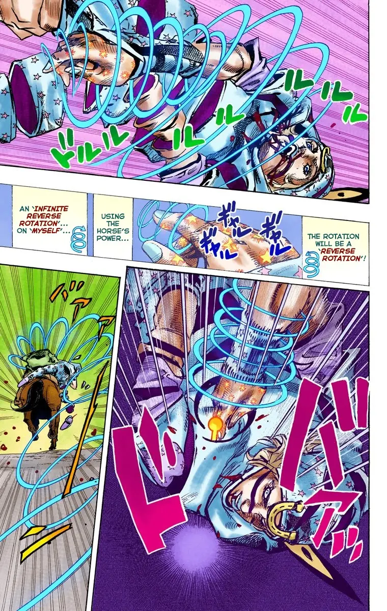 JoJo's Bizarre Adventure Steel Ball Run Colored Manga — Chapter 95 END — Page 25