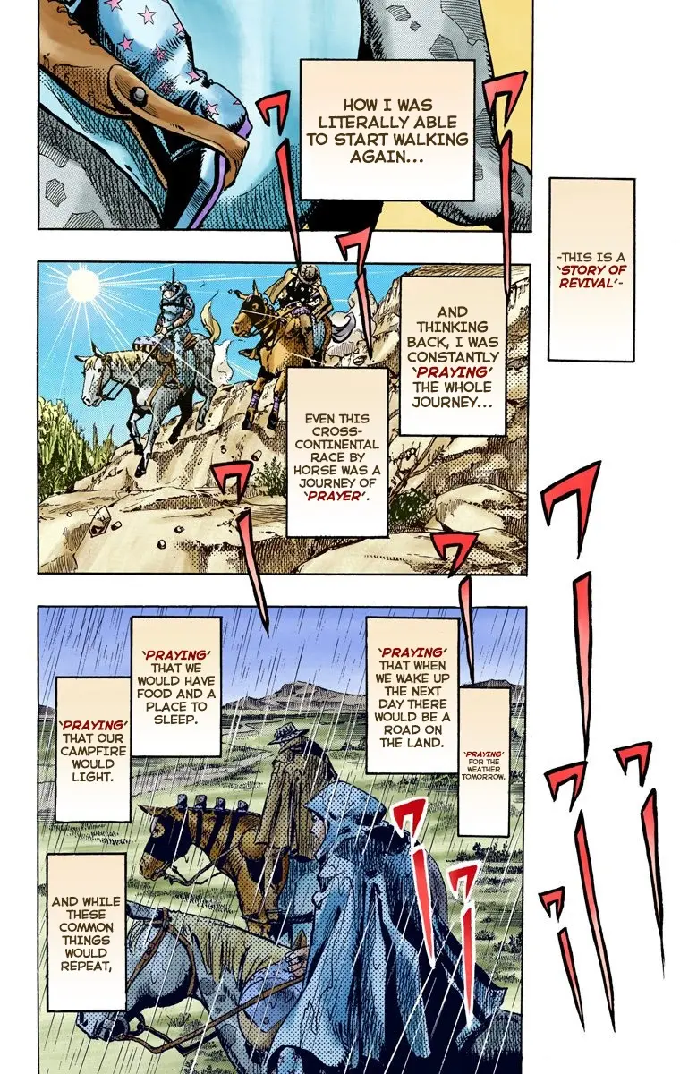 JoJo's Bizarre Adventure Steel Ball Run Colored Manga — Chapter 95 END — Page 27