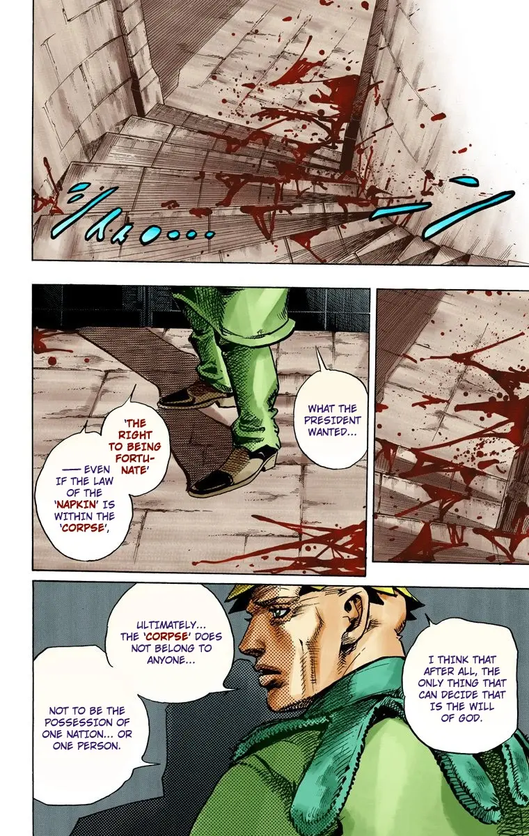 JoJo's Bizarre Adventure Steel Ball Run Colored Manga — Chapter 95 END — Page 31