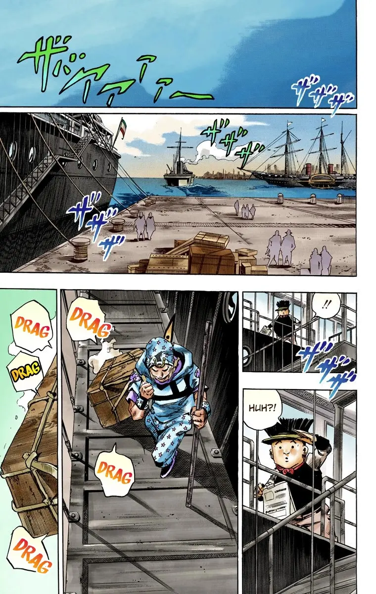 JoJo's Bizarre Adventure Steel Ball Run Colored Manga — Chapter 95 END — Page 34