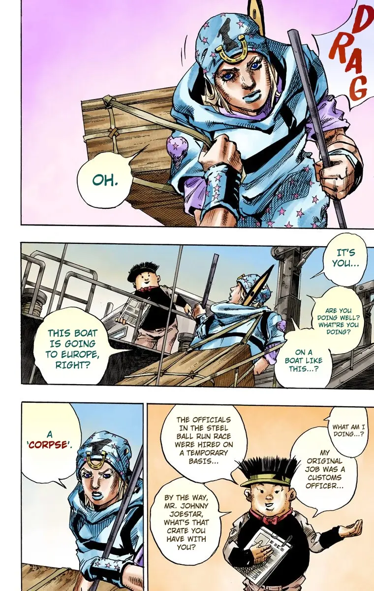 JoJo's Bizarre Adventure Steel Ball Run Colored Manga — Chapter 95 END — Page 35