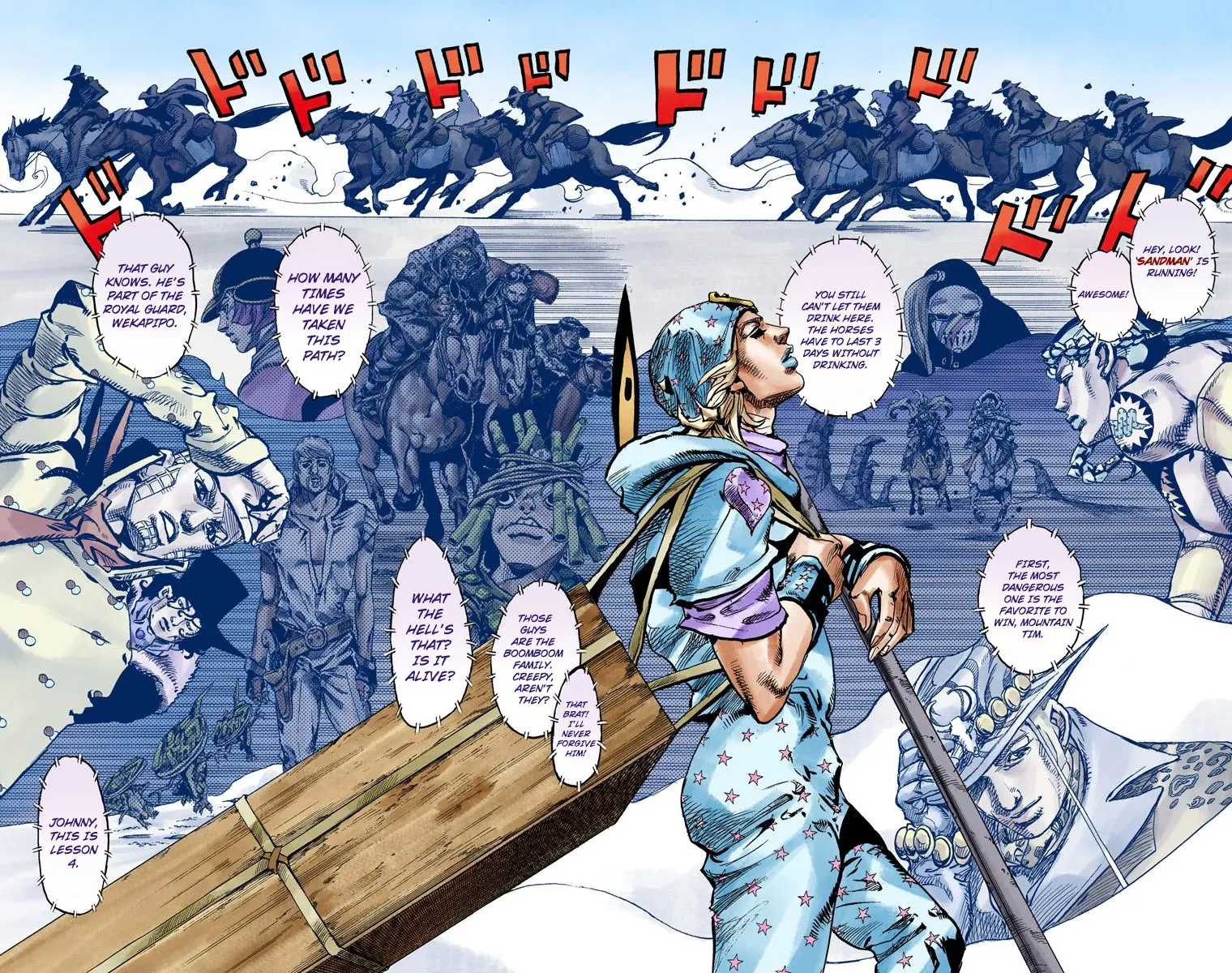 JoJo's Bizarre Adventure Steel Ball Run Colored Manga — Chapter 95 END — Page 39