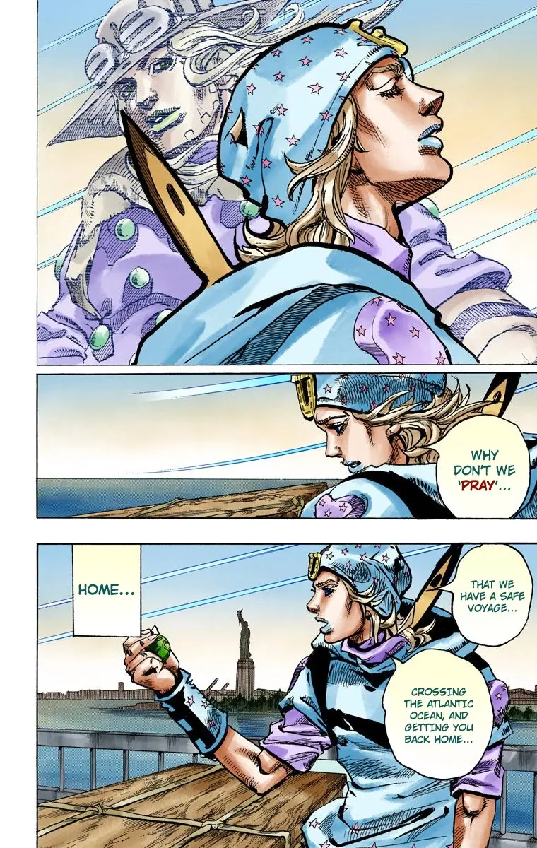 JoJo's Bizarre Adventure Steel Ball Run Colored Manga — Chapter 95 END — Page 40
