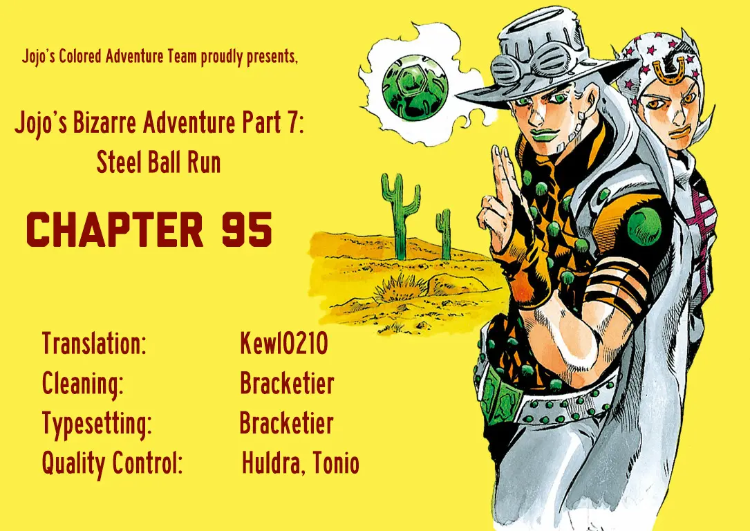 JoJo's Bizarre Adventure Steel Ball Run Colored Manga — Chapter 95 END — Page 47
