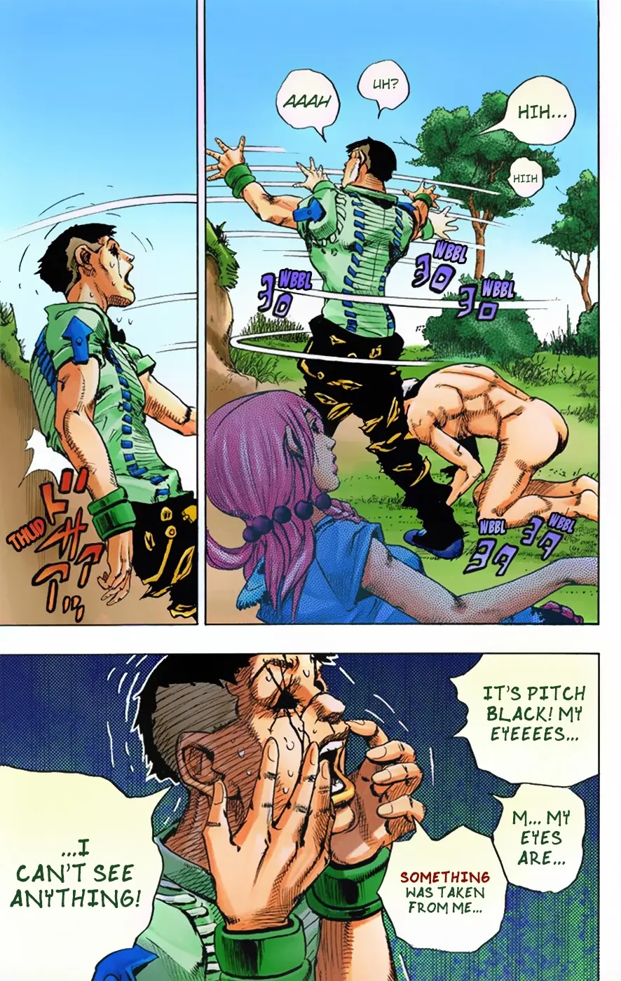 JoJo's Bizarre Adventure, Part 8: JoJolion Colored Manga β Chapter 1 β Page 38