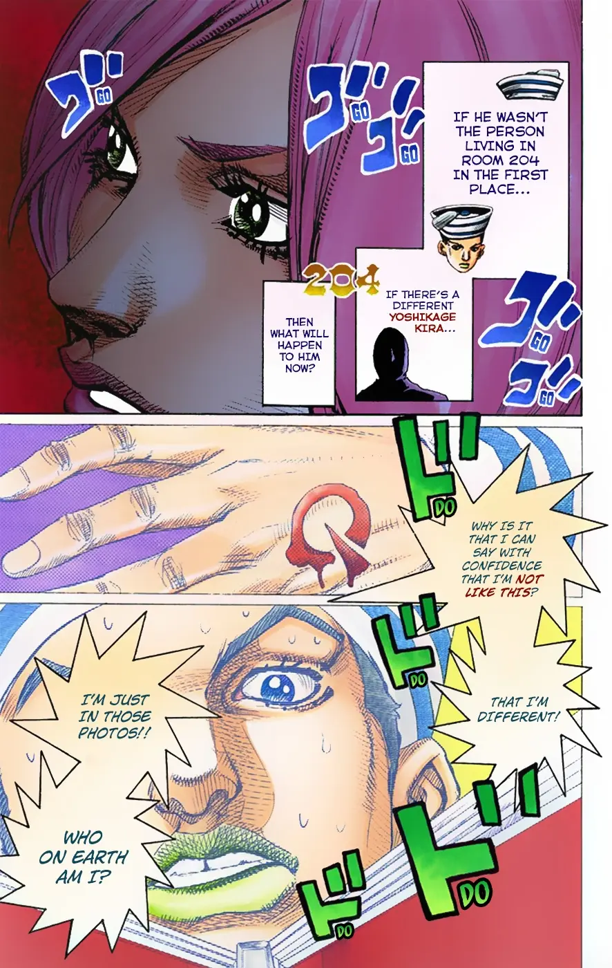JoJo's Bizarre Adventure, Part 8: JoJolion Colored Manga — Chapter 4 — Page 8