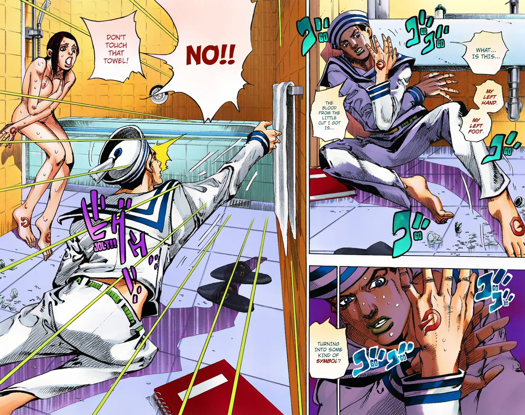 JoJo's Bizarre Adventure, Part 8: JoJolion Colored Manga — Chapter 4 — Page 9