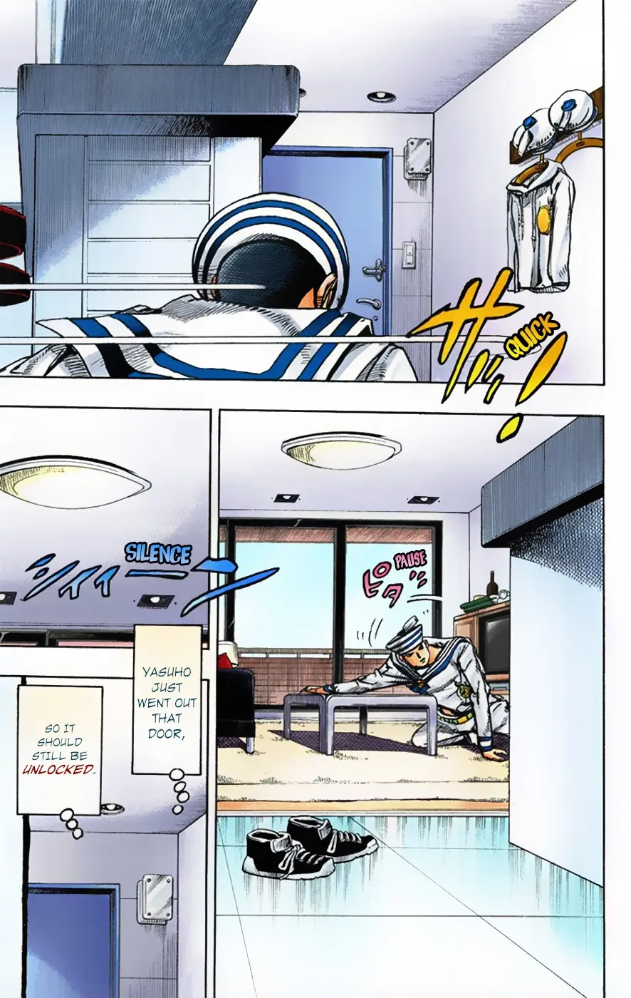 JoJo's Bizarre Adventure, Part 8: JoJolion Colored Manga — Chapter 4 — Page 40
