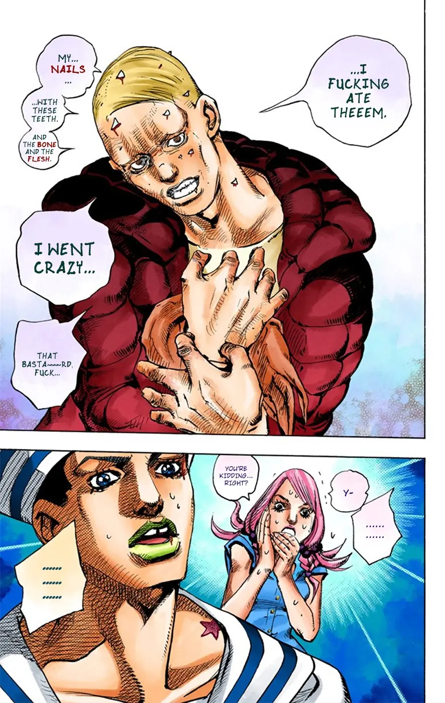 JoJo's Bizarre Adventure, Part 8: JoJolion Colored Manga β Chapter 6 β Page 33