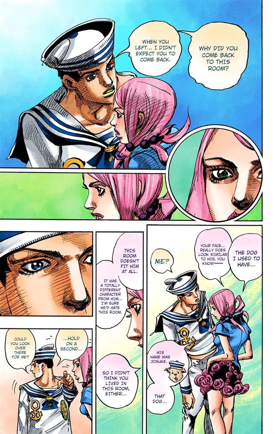 JoJo's Bizarre Adventure, Part 8: JoJolion Colored Manga β Chapter 6 β Page 37