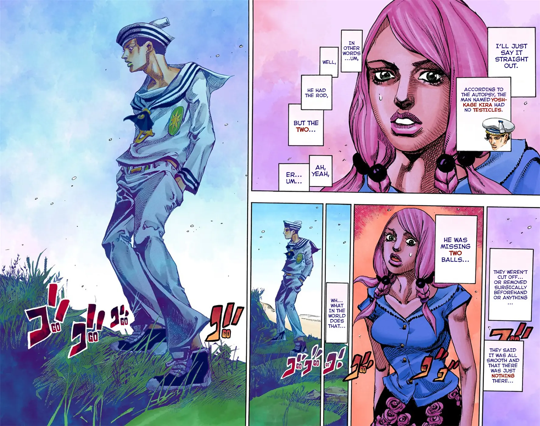JoJo's Bizarre Adventure, Part 8: JoJolion Colored Manga β Chapter 6 β Page 47