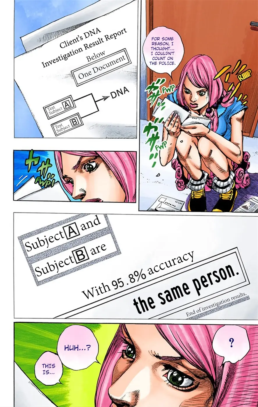 JoJo's Bizarre Adventure, Part 8: JoJolion Colored Manga β Chapter 8 β Page 33