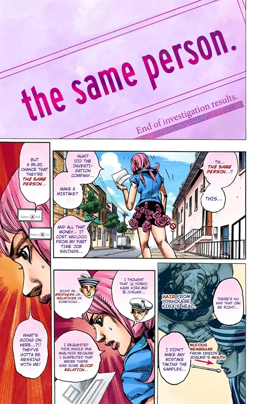 JoJo's Bizarre Adventure, Part 8: JoJolion Colored Manga β Chapter 8 β Page 34